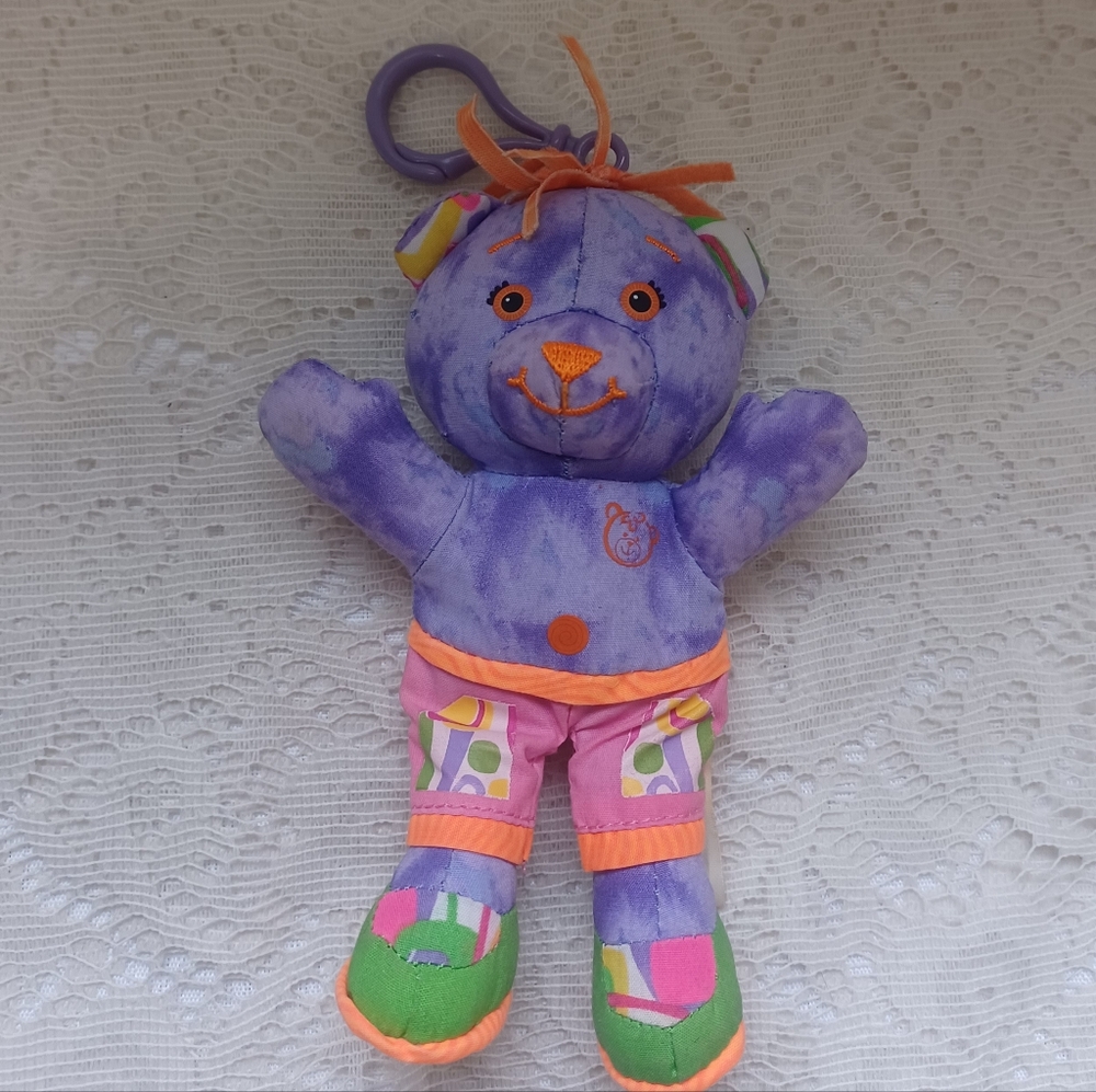 Doodle Bear Keychain Clip